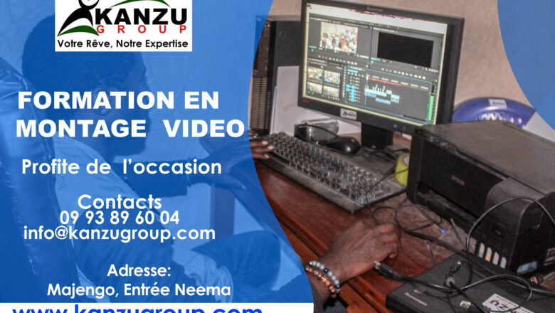 Goma: KANZU Group lance une formation en Filmage et Montage vidéo