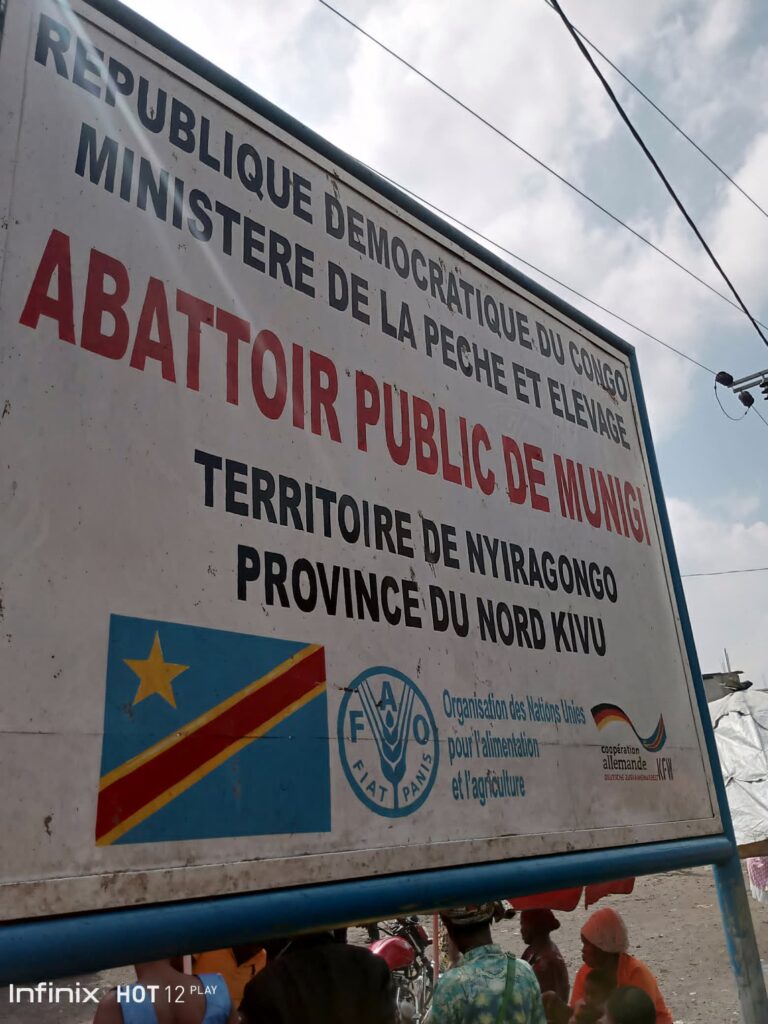 Nyiragongo : l’Abattoir public de Munigi, Un projet en chantier depuis deux ans, toujours pas d’inauguration